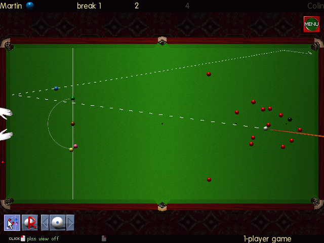 Jimmy White's 2: Cueball screenshot 4 for Sega Dreamcast